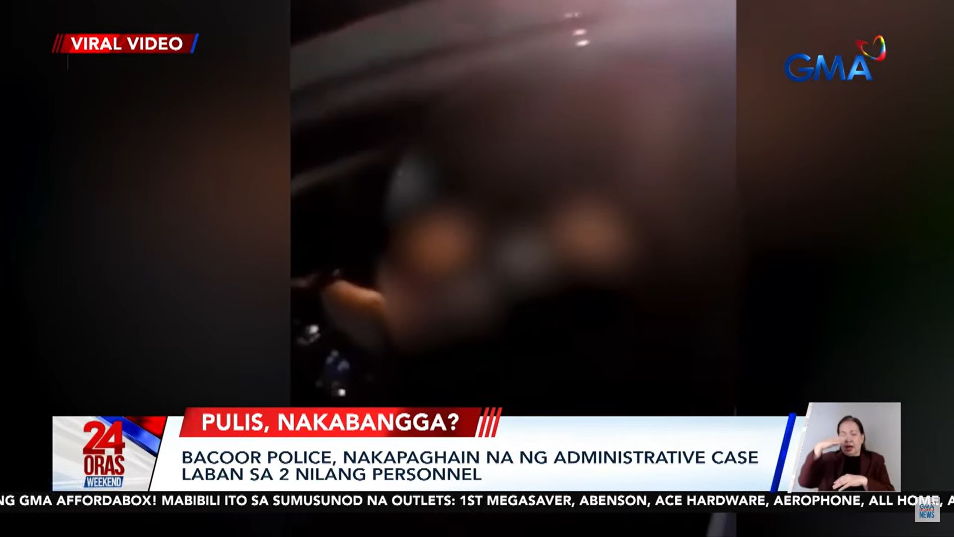 Pulis na lasing umano, viral nang makabangga ng motorista gamit ang police mobile sa Cavite
 thumbnail