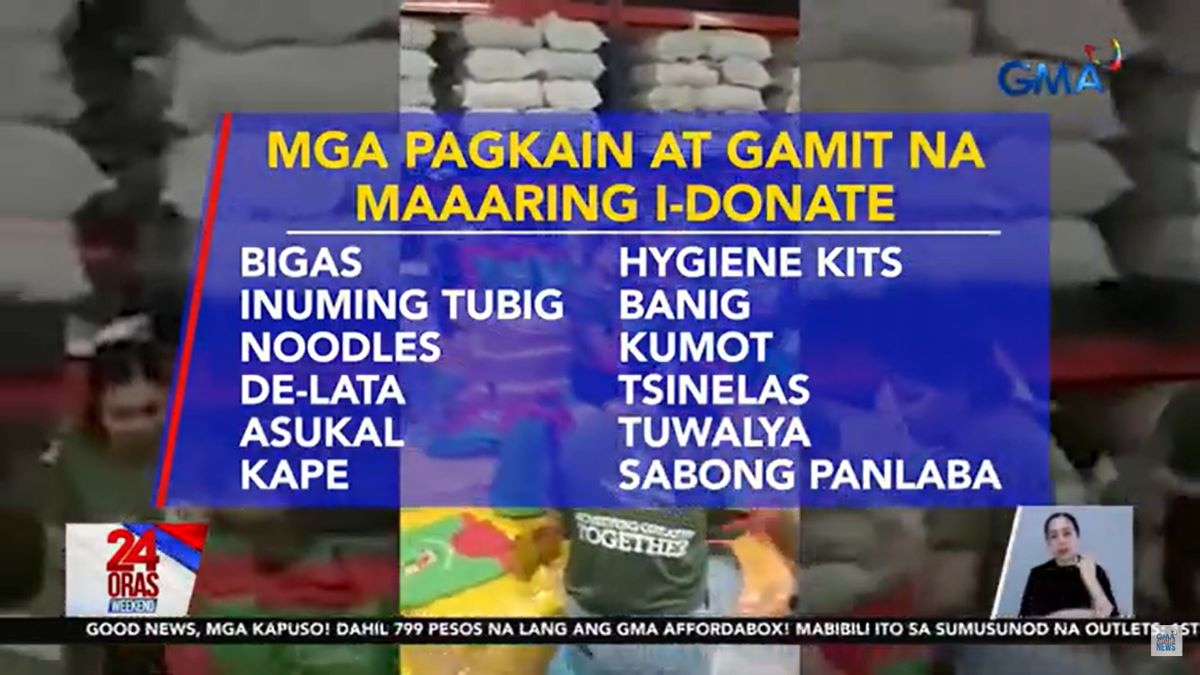 Kyline Alcantara, kasama sa mga nag-repack para sa mga nasalanta ng Bagyong Kristine
 thumbnail