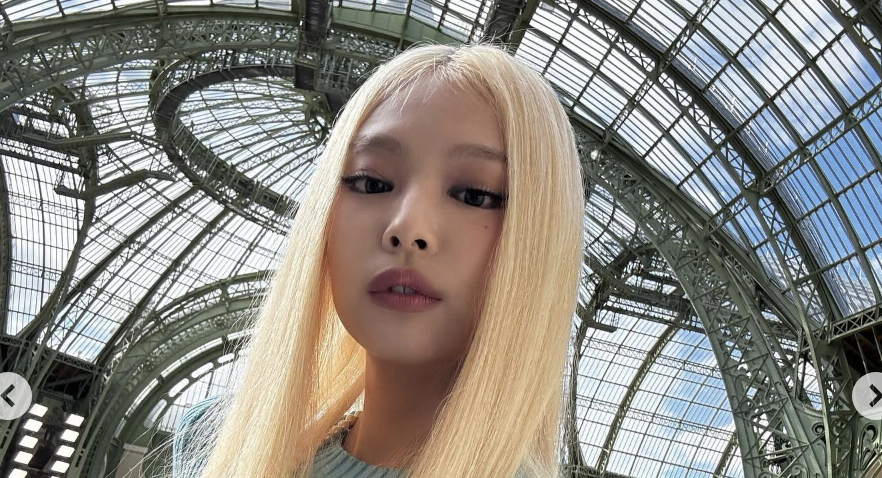 Jennie from Blackpink stuns in new blonde look