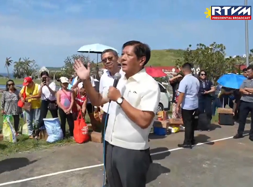 Marcos said his office would provide P25 million to the provincial government of Batanes to help in its recovery after the onslaught of Typhoon Julian