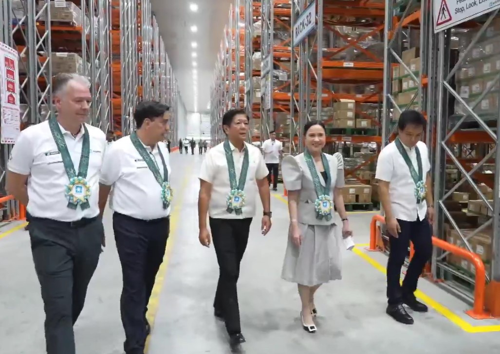 Marcos said the new Maersk Optimus Distribution Center in Laguna would improve import and export projects in the southern Luzon.