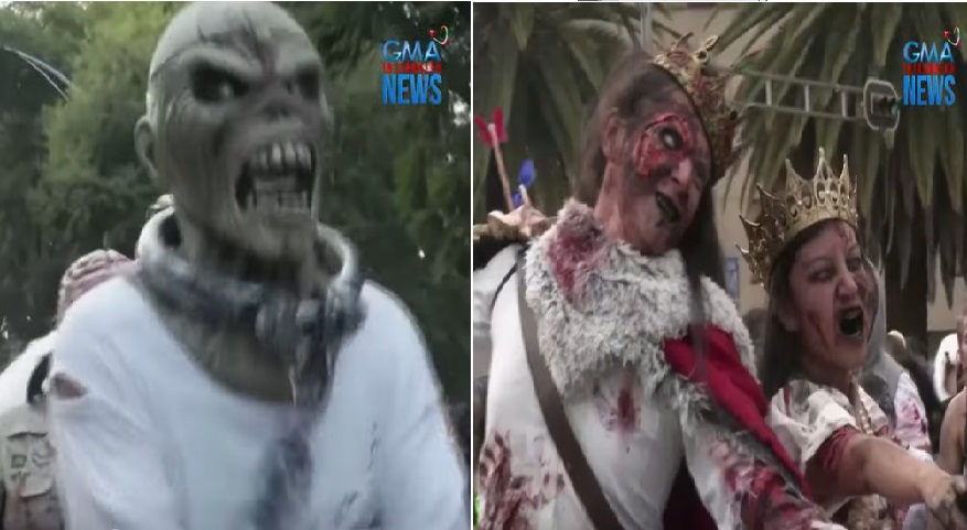 Mga 'zombie,' pumarada sa bansang Mexico thumbnail