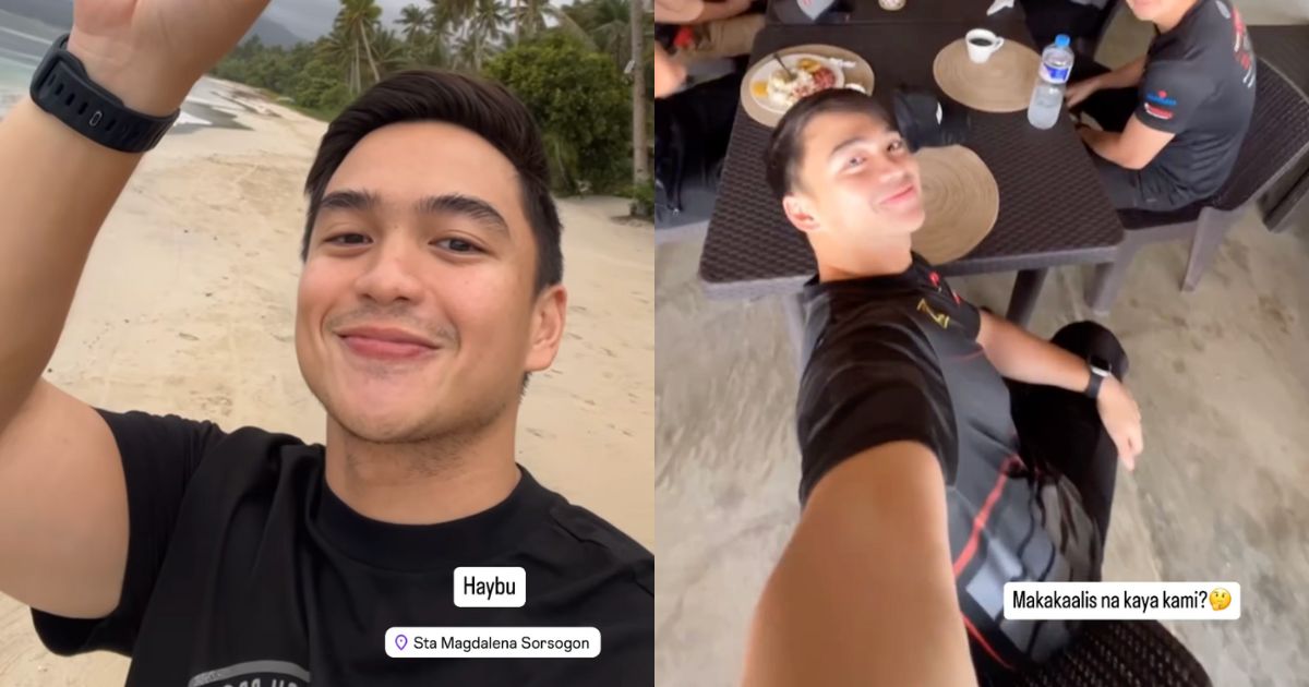 Dominic Roque is stranded in Sorsogon: 'Makakaalis ka kaya kami?'