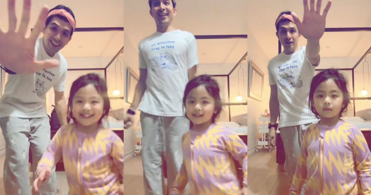 Dennis Trillo’s daughter Dylan joins him in TikTok dance challenge