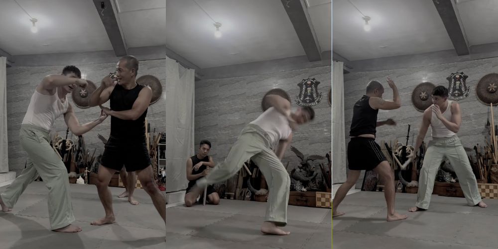 Ruru Madrid takes on Filipino martial arts training