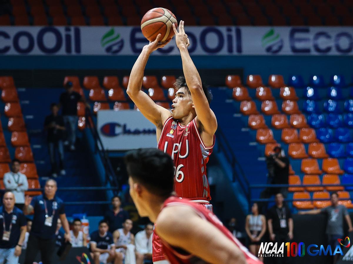 JM Bravo of the LPU Pirates in NCAA Season 100