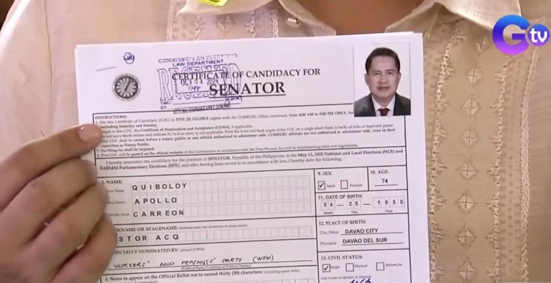 Comelec set to answer misrepresentation claim vs Quiboloy