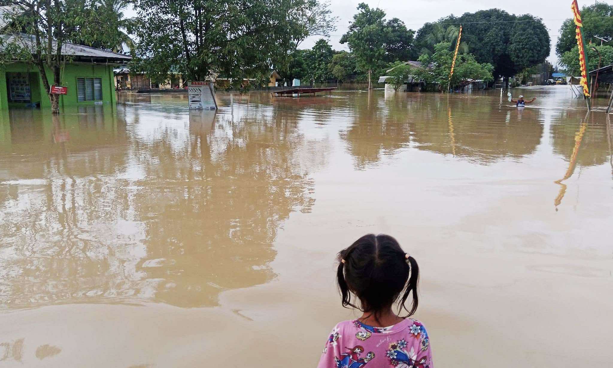 Up to 59 barangays in Maguindanao del Sur have experienced flooding due to the effects of the trough of Tropical Storm Kristine.