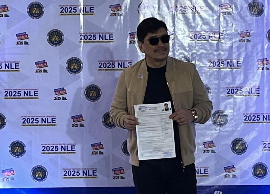 Ben Tulfo files certificate of candidacy for senator for Eleksyon 2025