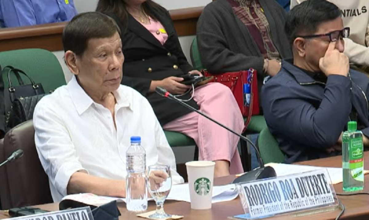 Ex-Pres. Duterte: I take full, legal responsibility for drug war