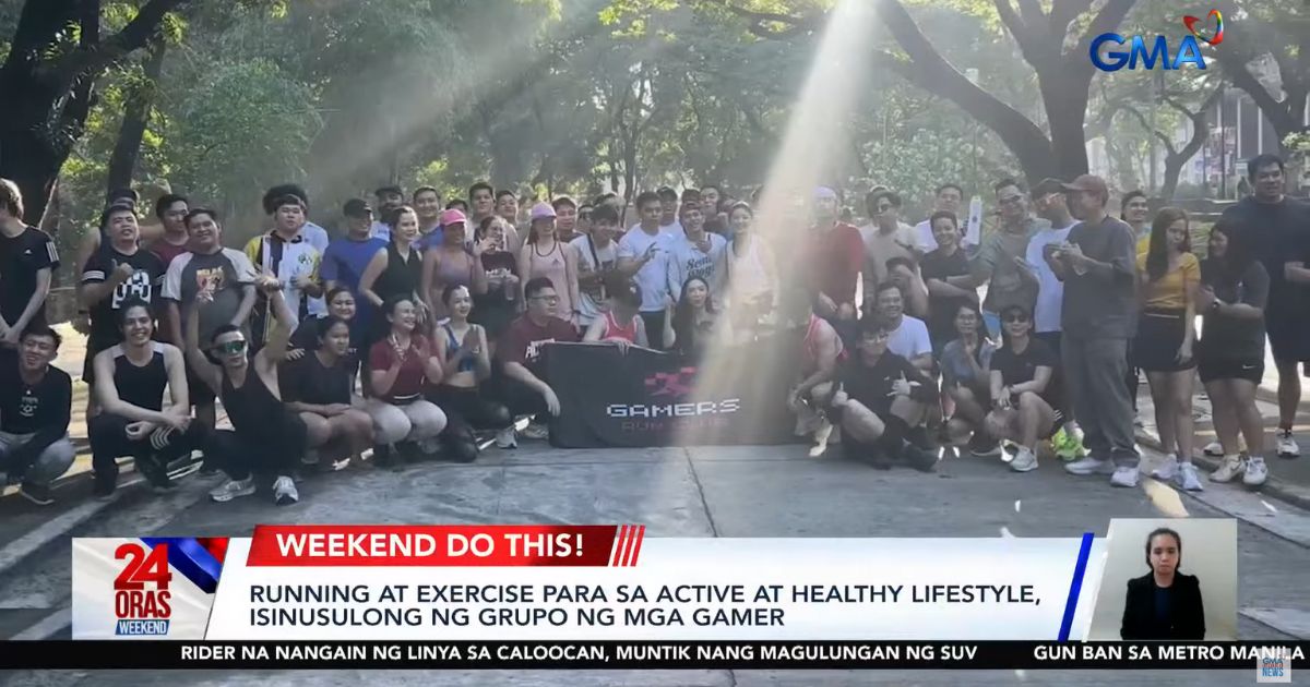 Group of Filipino gamers sets up jogging club to promote active lifestyle