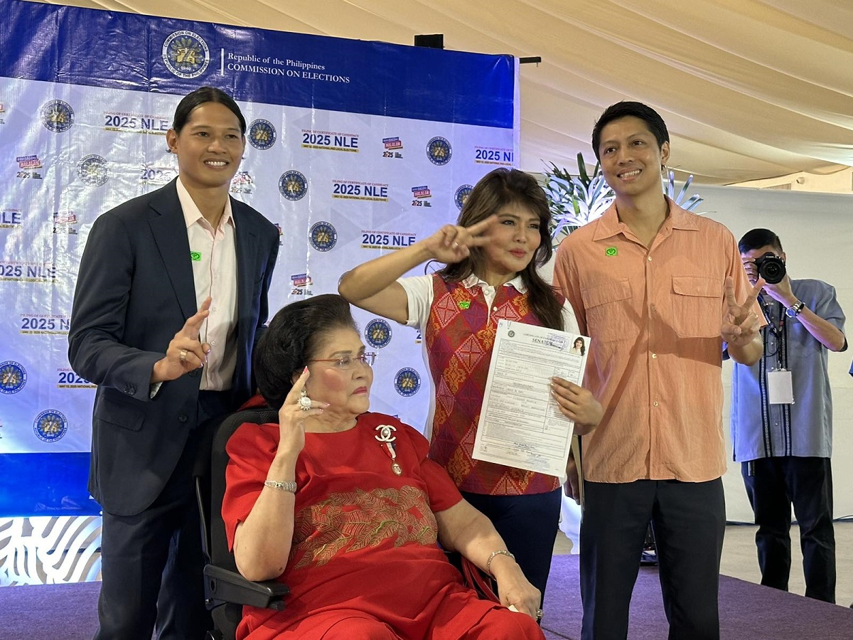 Imee Marcos files COC for reelection bid in Eleksyon 2025