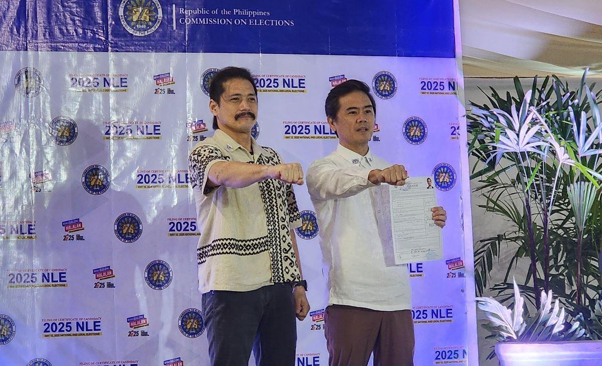 Singer Jimmy Bondoc, ex-VP bet Wilson Amad formalize senatorial bids for 2025 polls