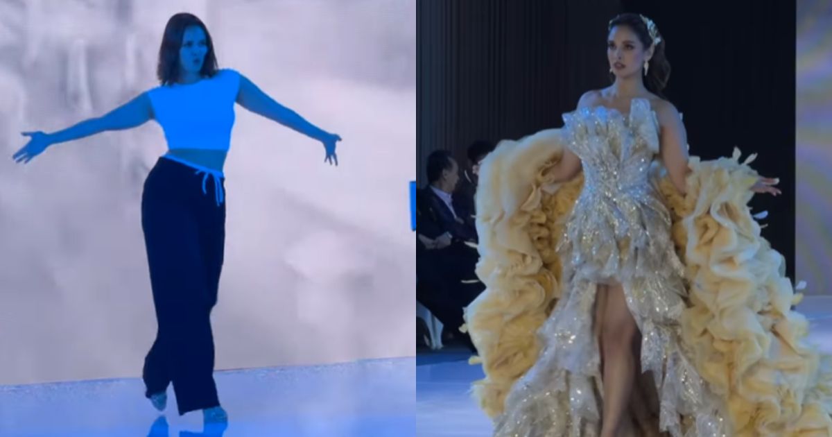 Megan Young shows off her two personalities before and during catwalk