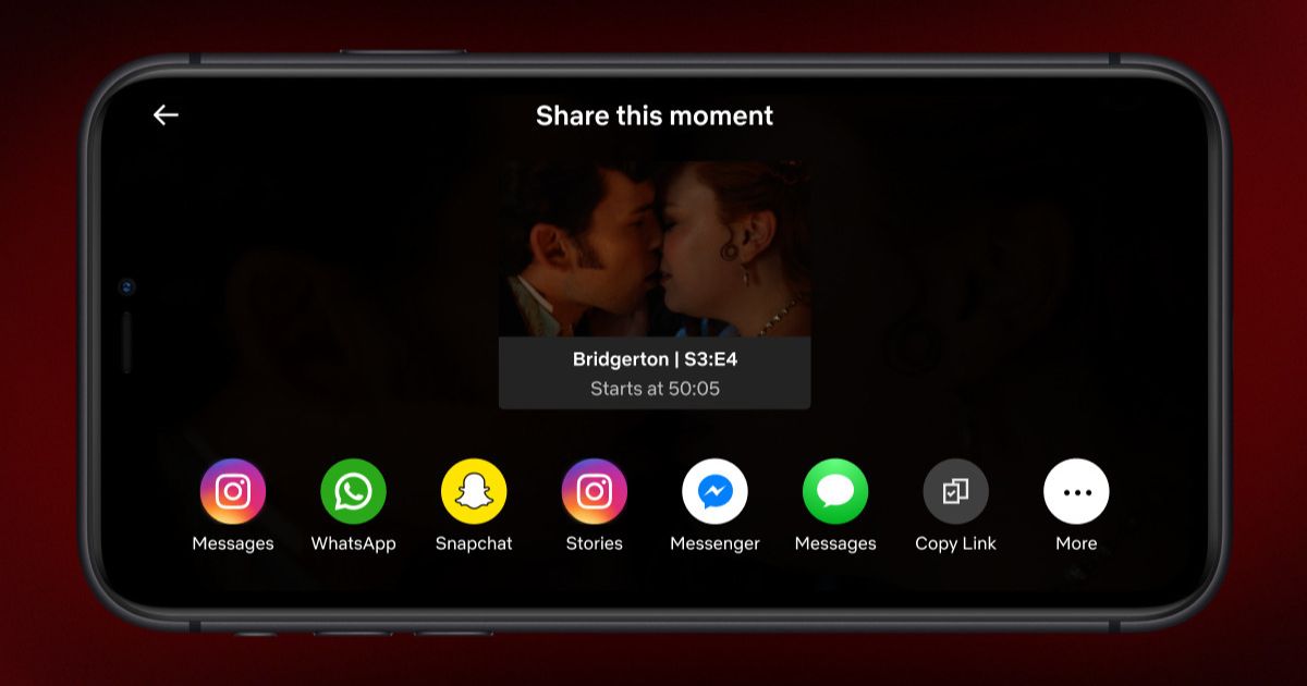 Netflix unveils new mobile feature allowing viewers to share clips on social media