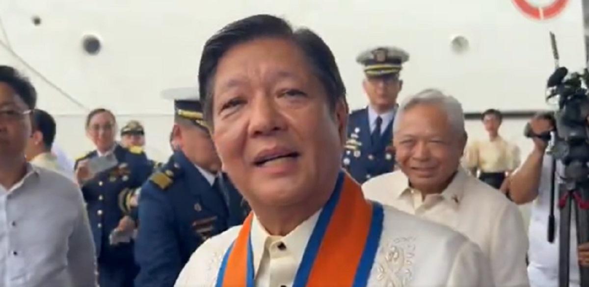 WATCH: Smiling Marcos shrugs off VP Sara's remark on not knowing to rule PH