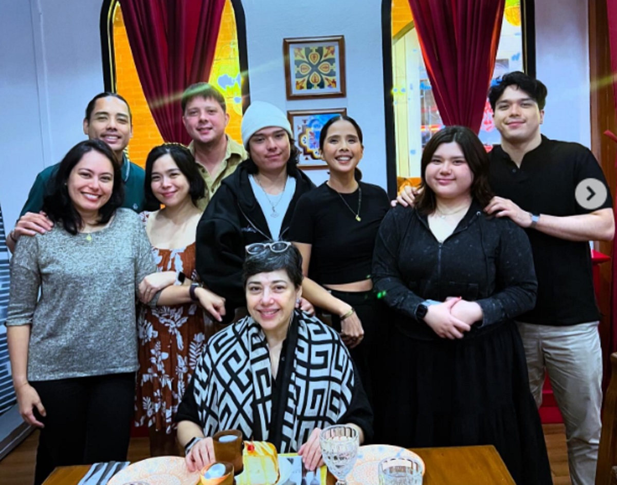 Pia Magalona celebrates 60th birthday with her children complete