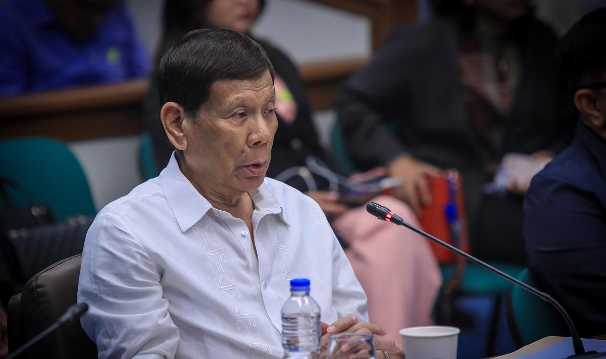 Duterte says DOJ yet to file case against him despite killings