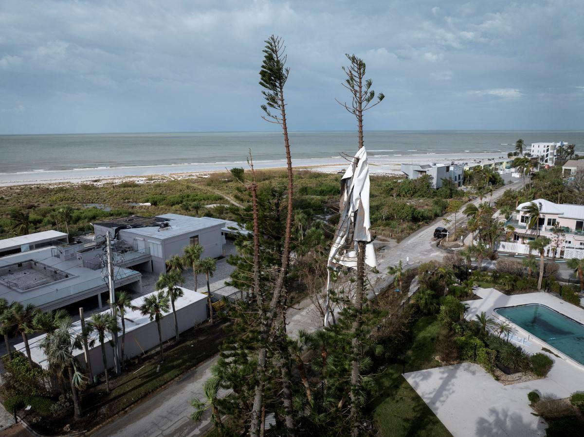 Hurricane Milton made landfall in Siesta Key, Florida