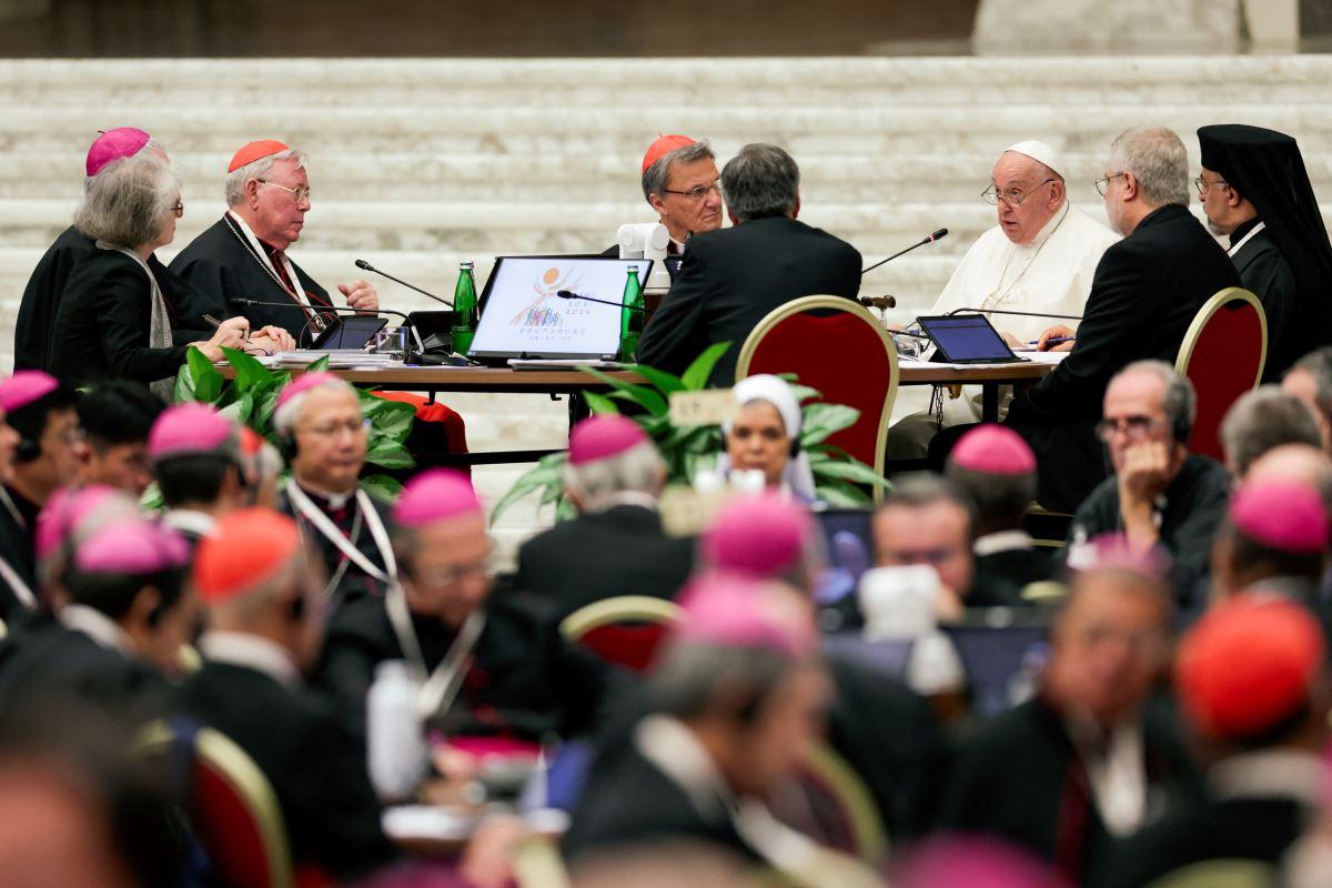 Pope Francis at the Synod of Bishops