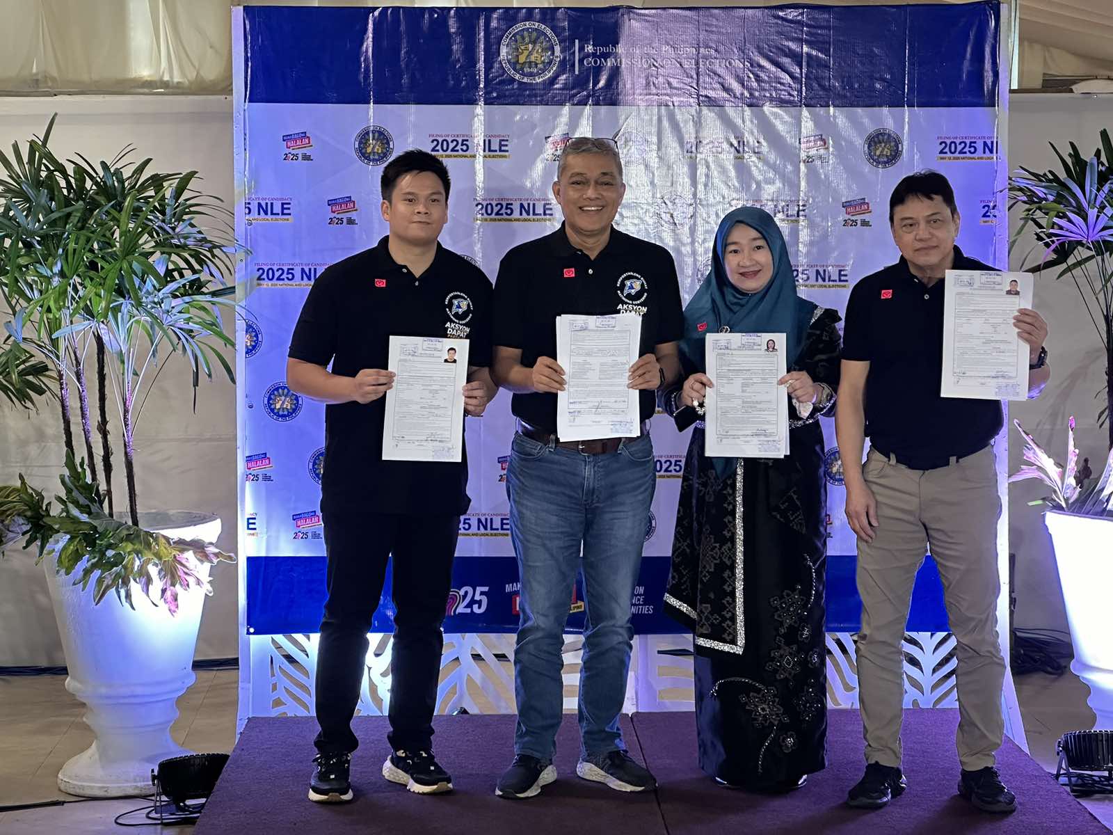 Aksyon Dapat party-list on Tuesday filed its certificate of nomination and acceptance (CONA) for the 2025 midterm elections 