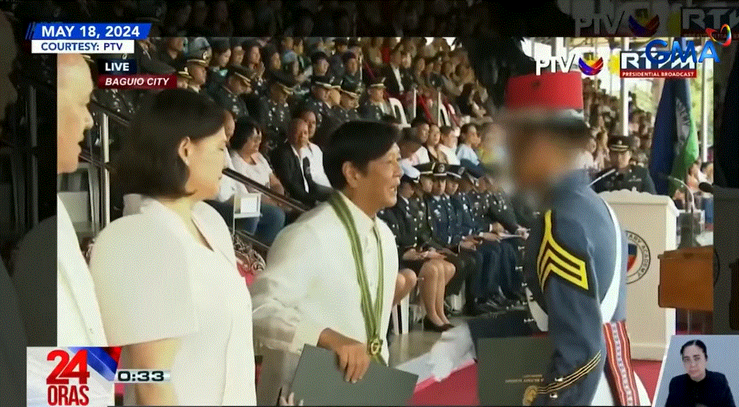 AFP says PMA cadet asked for Marcos watch at graduation; says it"s not common, tradition