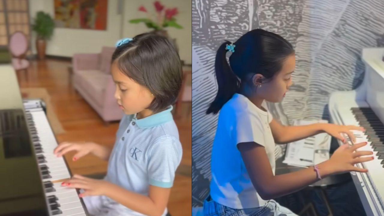 Marian Rivera posts then and now clips of daughter Zia playing Beethoven’s ‘Für Elise’