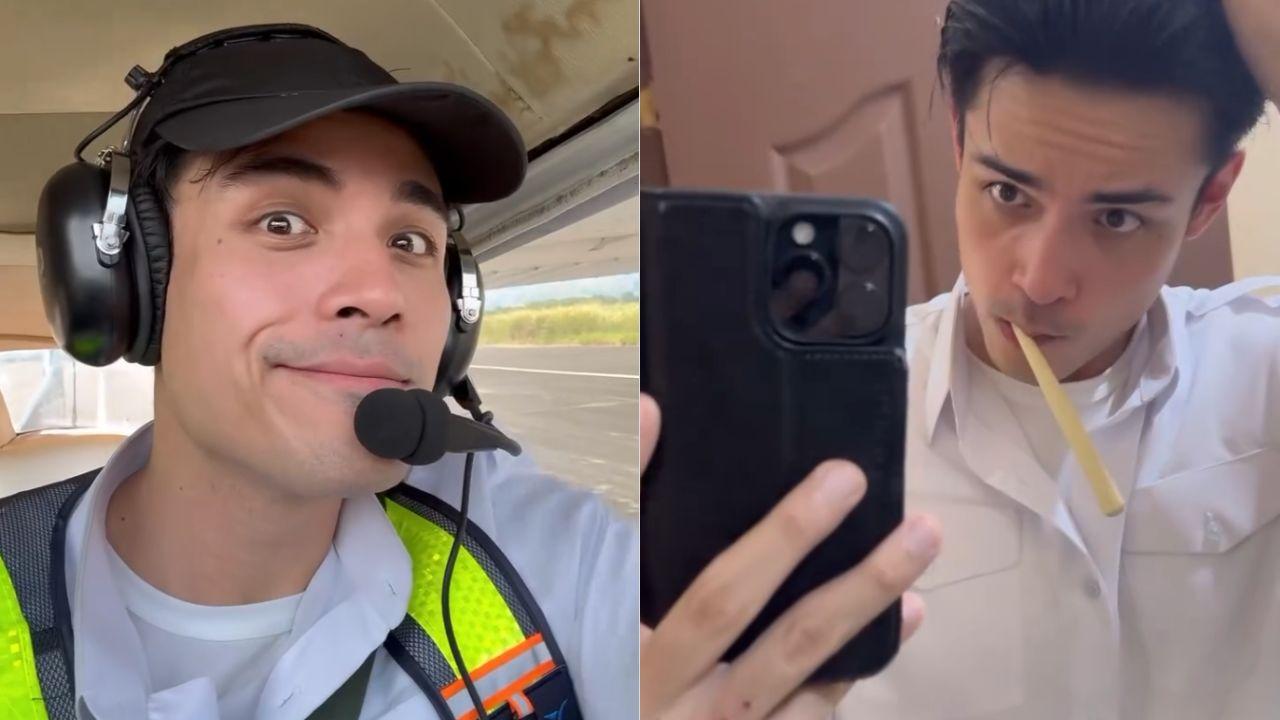 Xian Lim shows his life as a pilot in training