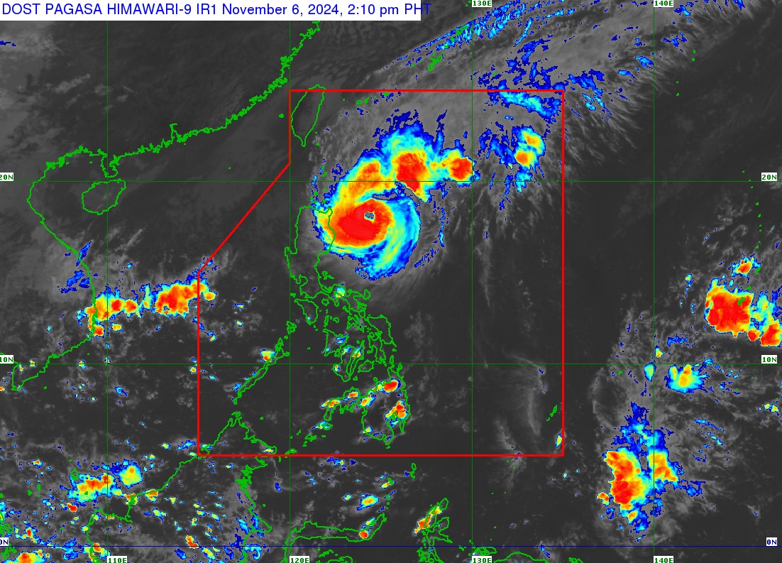 Signal No. 3 is raised over the northeastern portion of mainland Cagayan as Marce maintains strength.