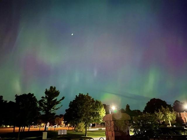 Aurora Borealis as seen in Ontario, Canada. Photo by Sheena Acosta