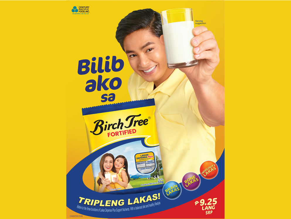 Everybody's milk and everybody's hero team up as lakas-depensa partners