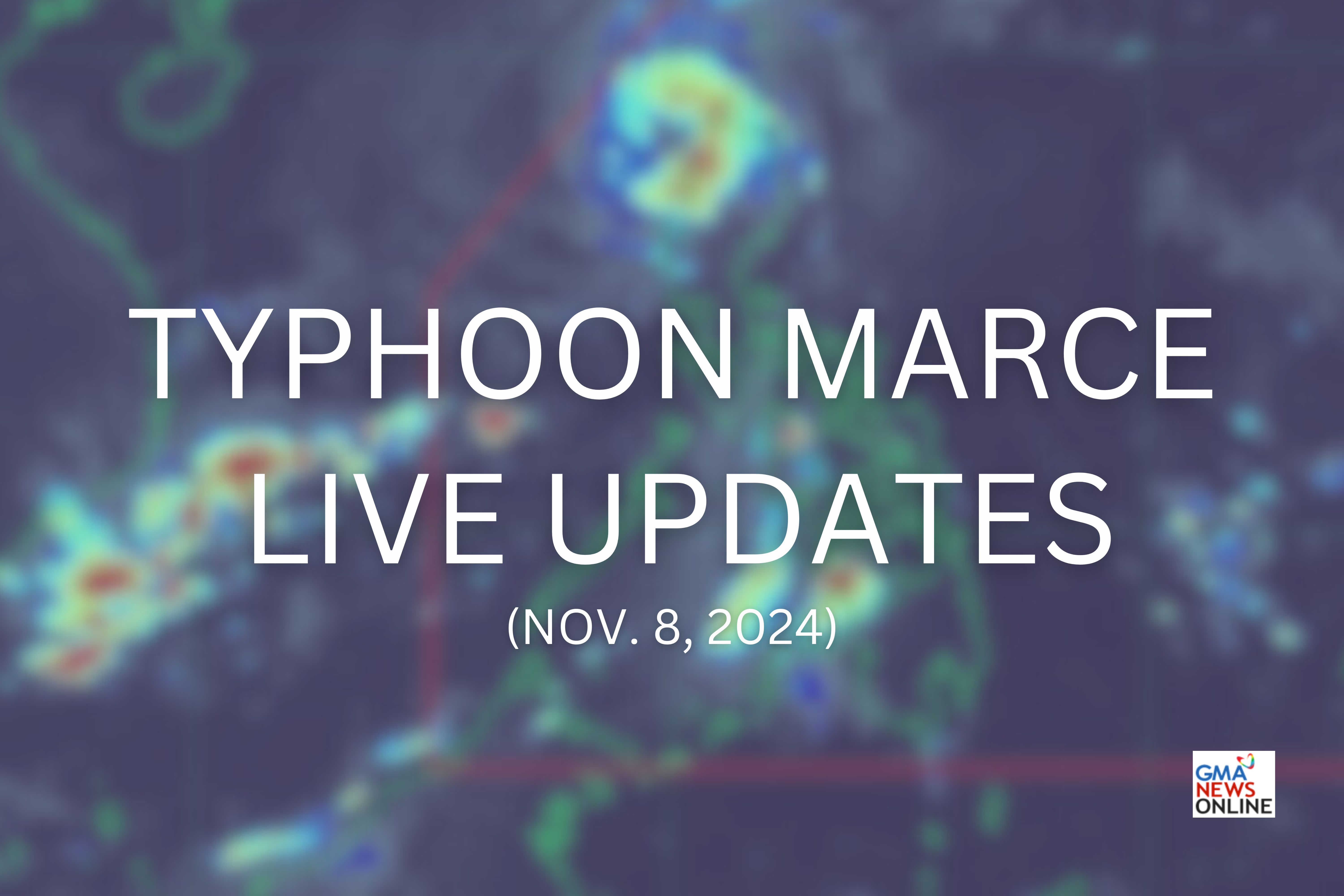 Typhoon Marce continues to bring heavy rains in parts of the country