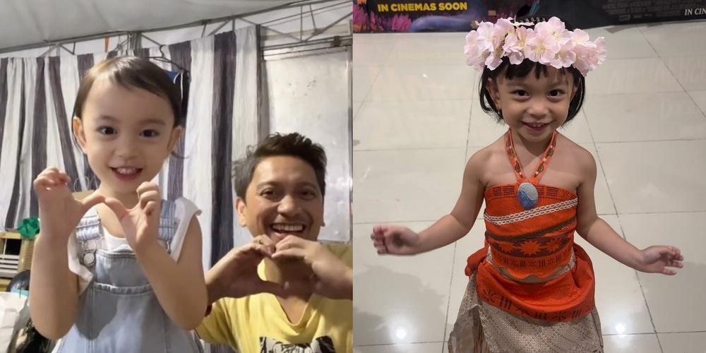 Jhong Hilario's daughter Sarina dresses up as Moana for PH premiere of 'Moana 2'