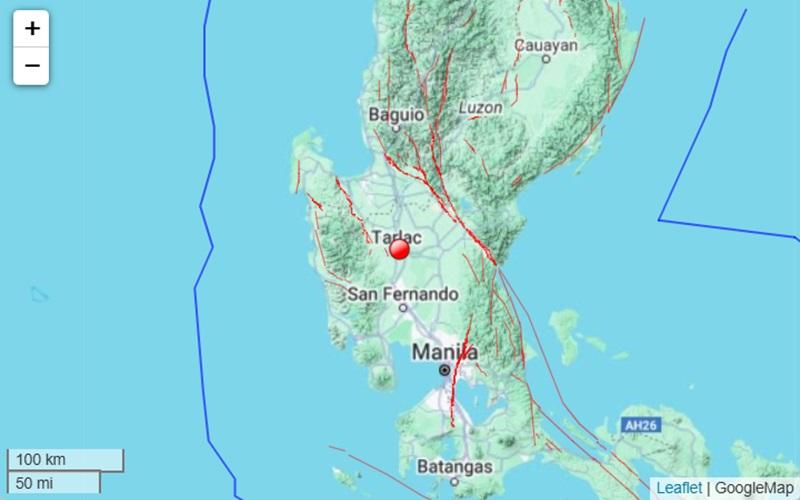 A 5.2 magnitude earthquake hits Tarlac