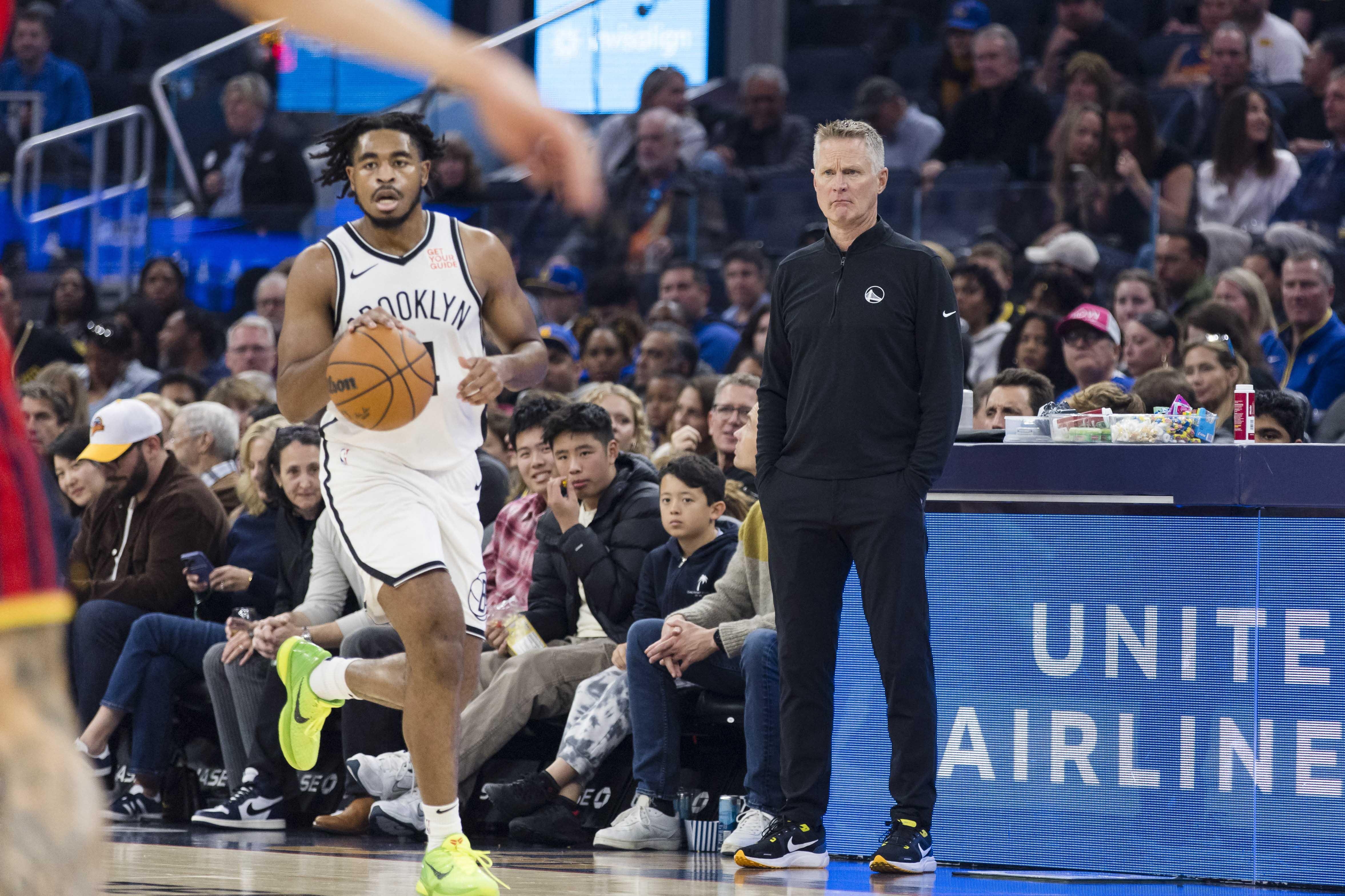 NBA Nets escape 18 point hole overtake Warriors GMA News Online