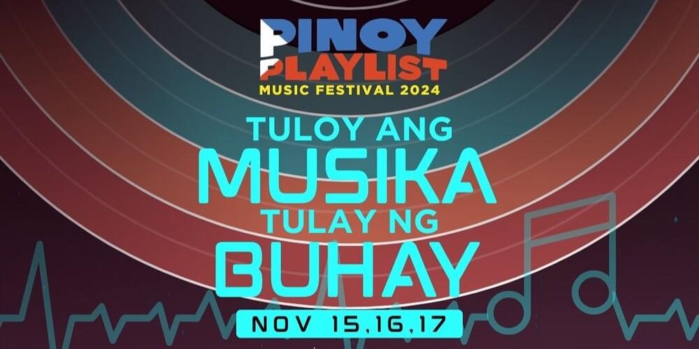 Pinoy Playlist Music Festival 2024 kicks off in Taguig on November 15 
