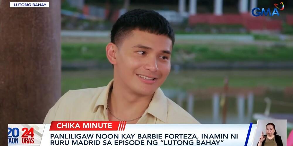 Ruru Madrid admits courting and getting rejected by Barbie Forteza when he  was 14 years old | GMA News Online