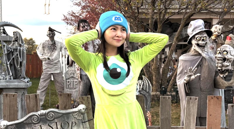 Barbie Forteza is the cutest Mike Wazowski for Halloween