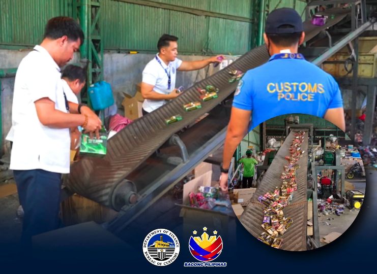 The Bureau of Customs has seized more than P5 billion worth of illicit vape products.