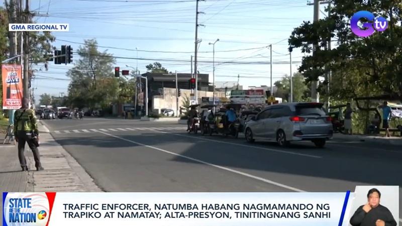High-blood pressure eyed after 70-year-old traffic enforcer dies while on duty