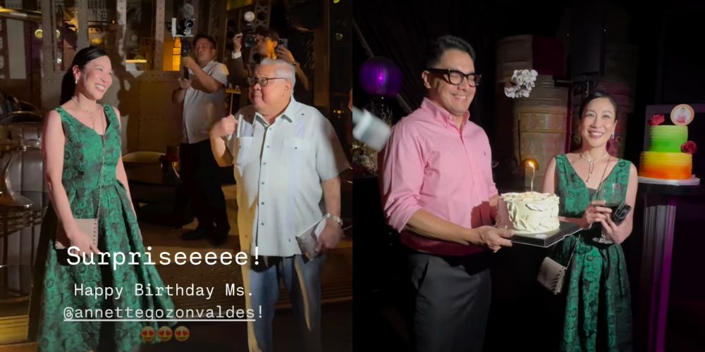 Alden Richards, Dingdong Dantes, more Kapuso stars attend Annette Gozon-Valdes’ birthday bash