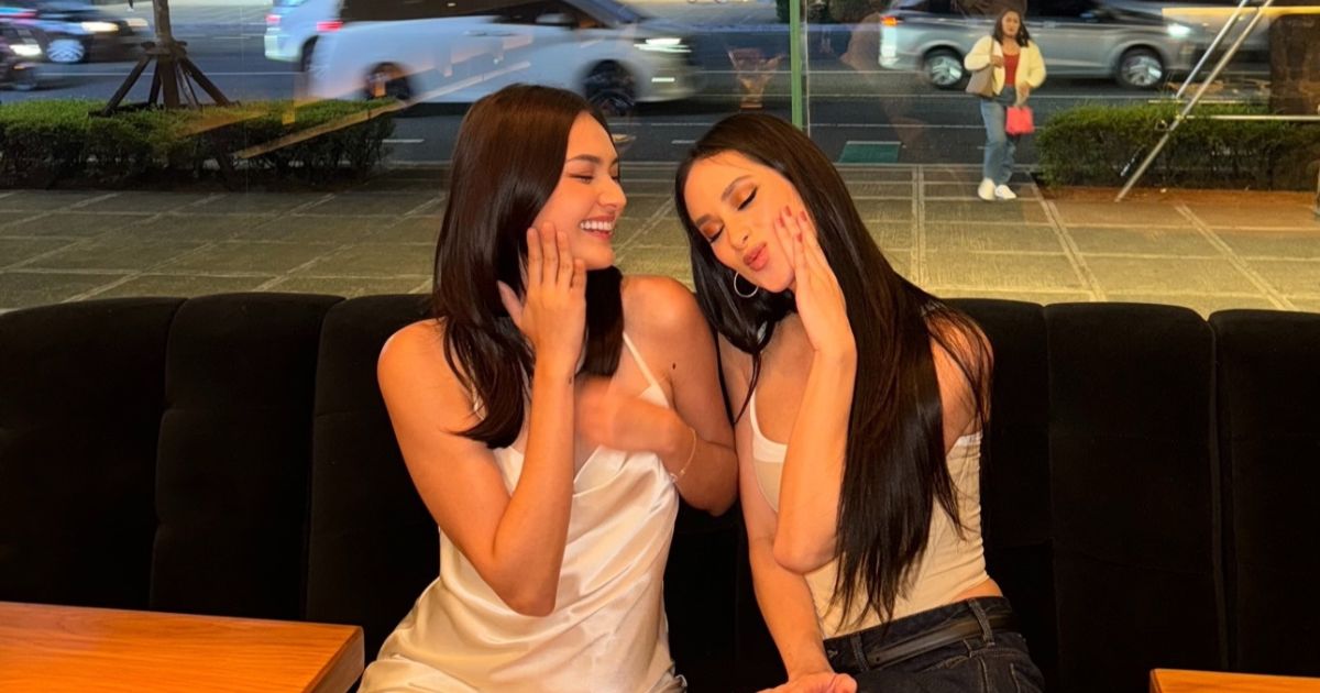 Ahtisa Manalo reunites with Franki Russell in Manila