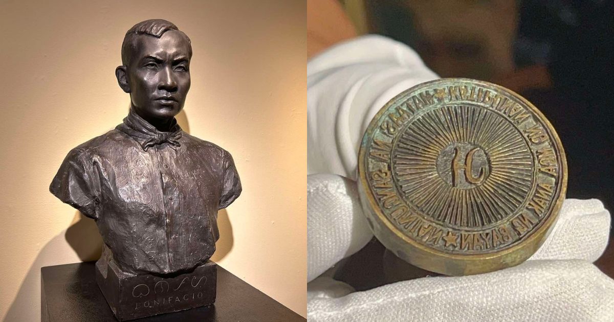 Andres Bonifacio's bust sculpture, 'last' seal of Katipunan up for auction on Bonifacio Day