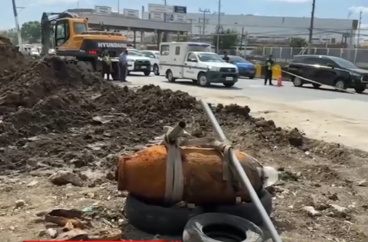 Vintage bomb found on road near NAIA Terminal 2