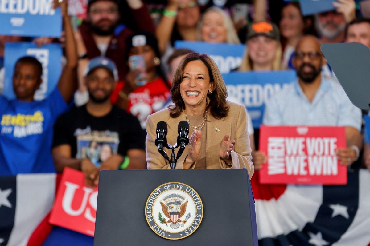 Kamala Harris campaigns in North Carolina