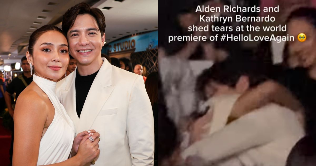 Alden Richards, Kathryn Bernardo turn emotional after watching 'Hello,  Love, Again' | GMA News Online