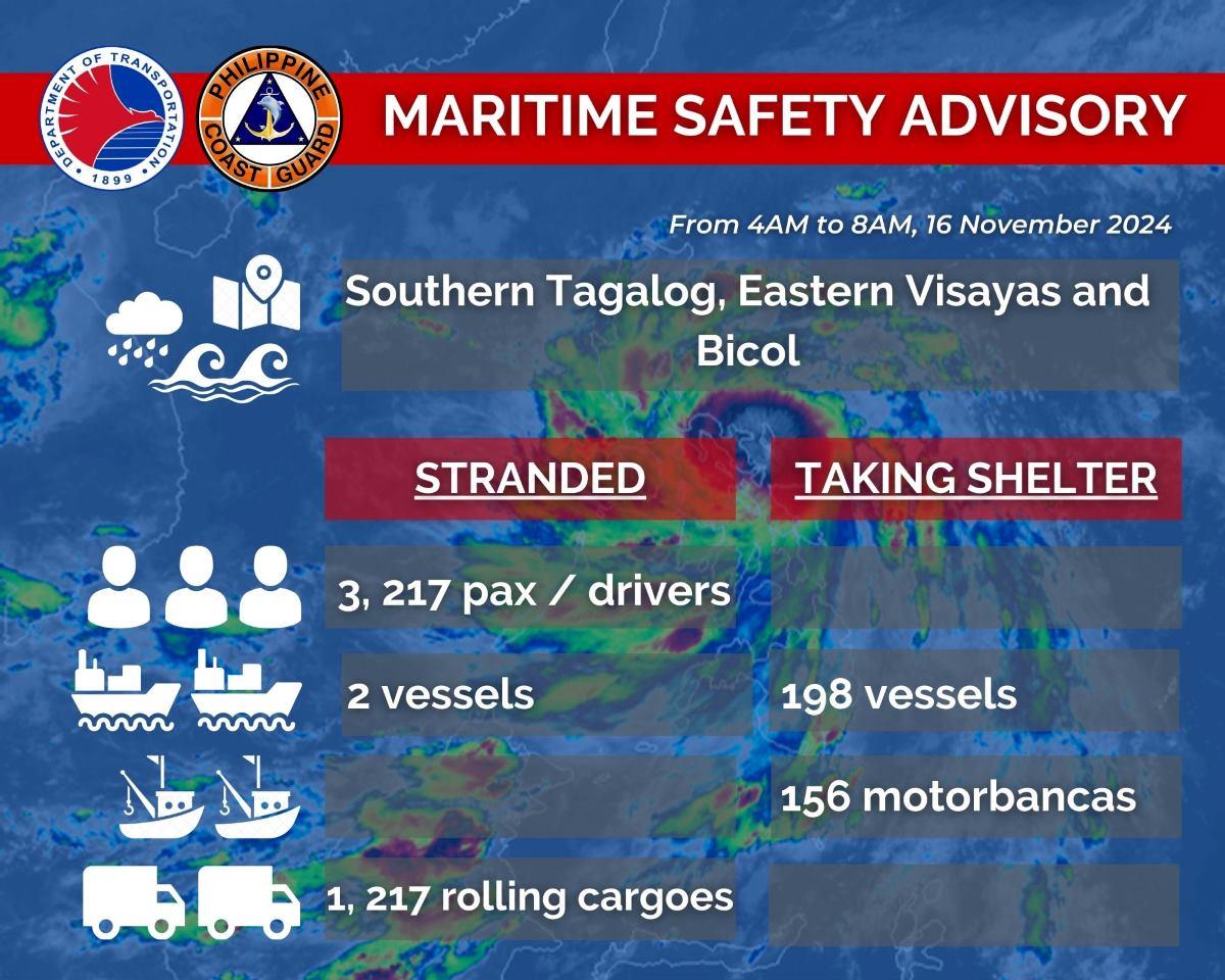 Maritime safety advisory Nov. 16, 2024 