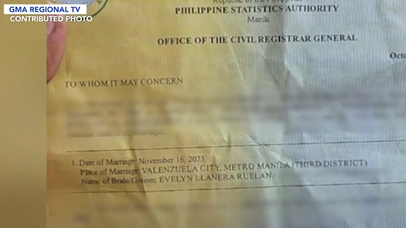 Woman applies for CENOMAR, gets marriage certificate instead