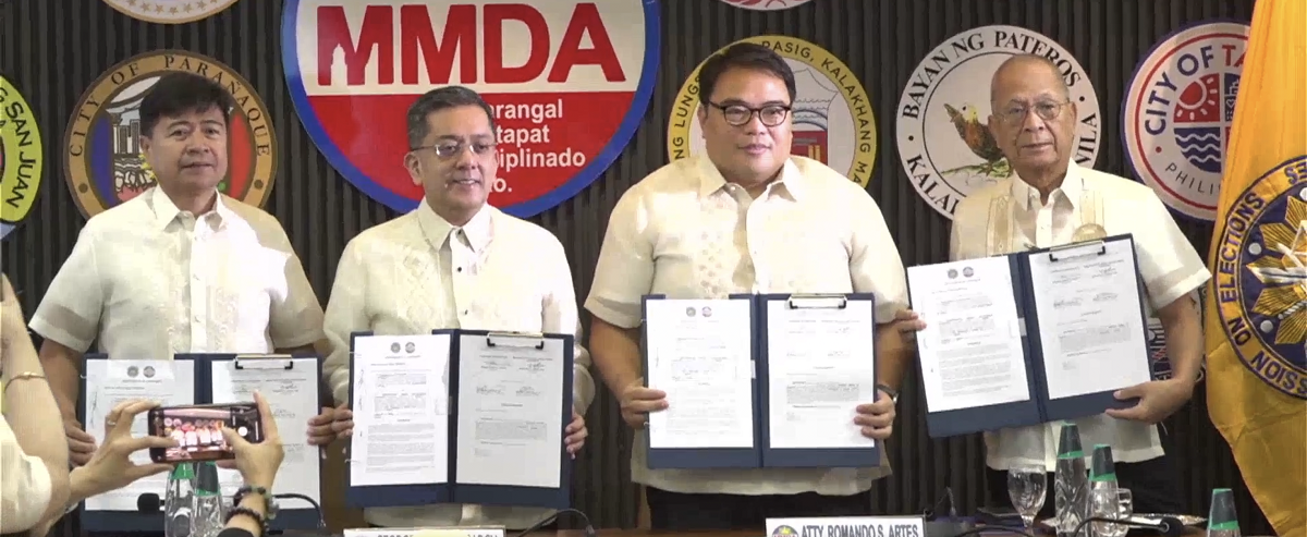 MMDA, Comelec sign MOA, to share assets for Eleksyon 2025