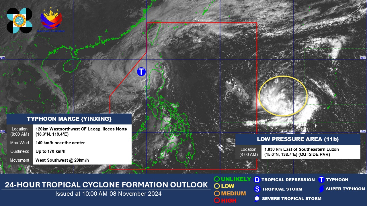 LPA spotted near Philippine area of responsibility —PAGASA